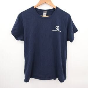Coldwell Banker T-Shirt Navy Blue Logo Crewneck Short Sleeve Realtor Real Estate